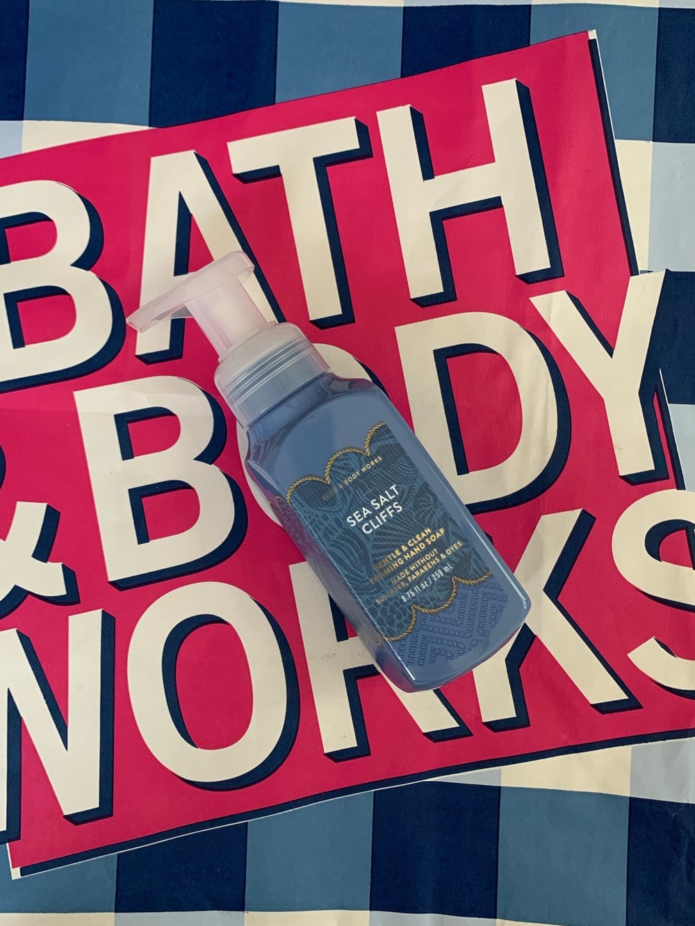 NWT Bath & Body Works Sea Salt Cliffs Foaming Hand Soap